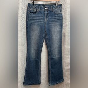 Maurices | Blue Flare Wide Leg Bootcut Jeans | 9/10 x 31”
